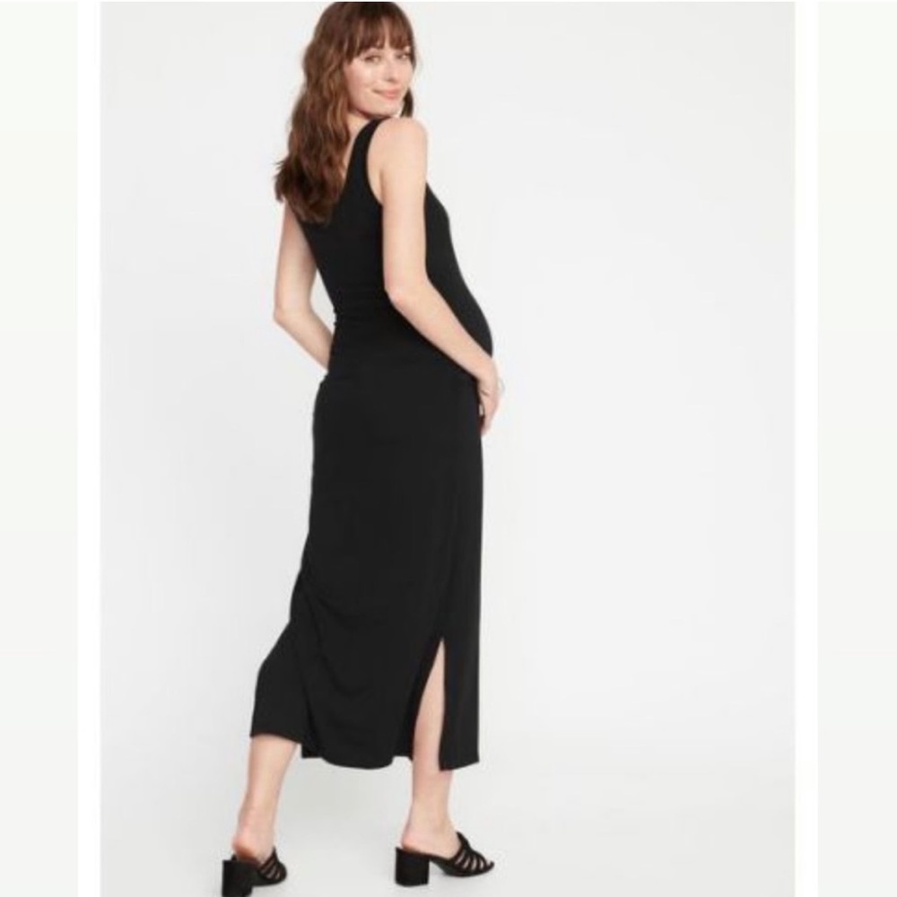 Old Navy (Maternity) Side Slit Tank Maxi Dress